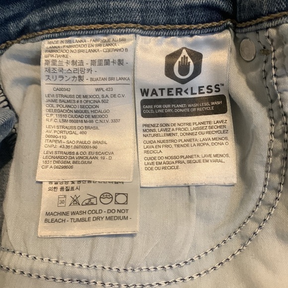 LEVI’S CLASSIC STRAIGHT JEANS - Picture 7 of 9